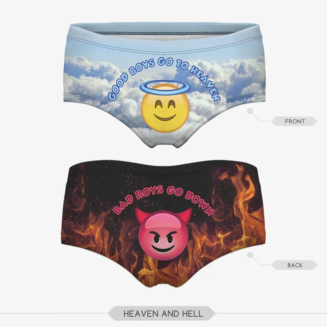 3D Humorous Printed Knicker Panties Underwear in 20 designs