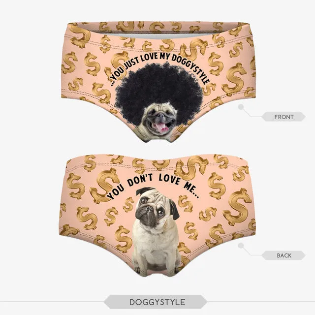 3D Humorous Printed Knicker Panties Underwear in 20 designs