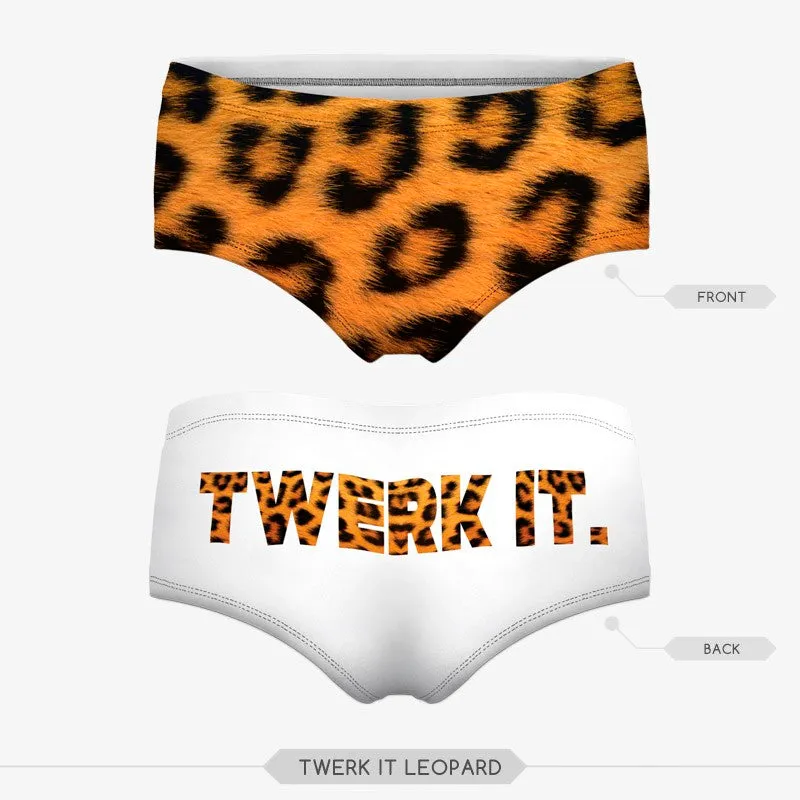 3D Humorous Printed Knicker Panties Underwear in 20 designs