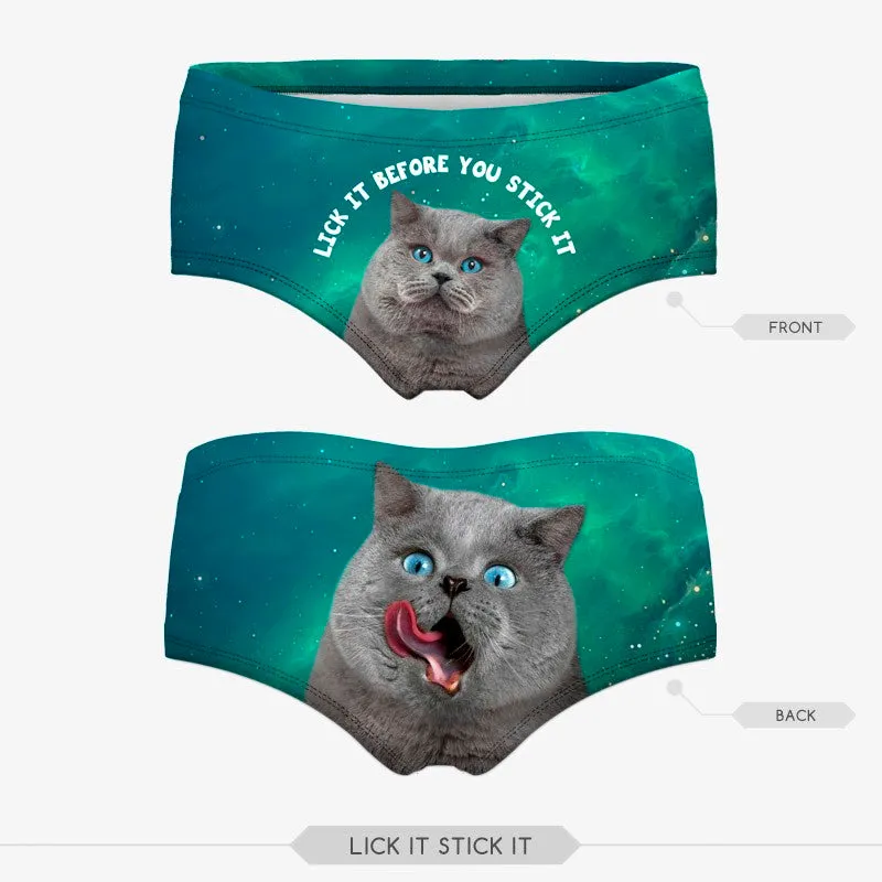 3D Humorous Printed Knicker Panties Underwear in 20 designs