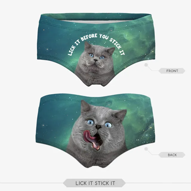 3D Humorous Printed Knicker Panties Underwear in 20 designs