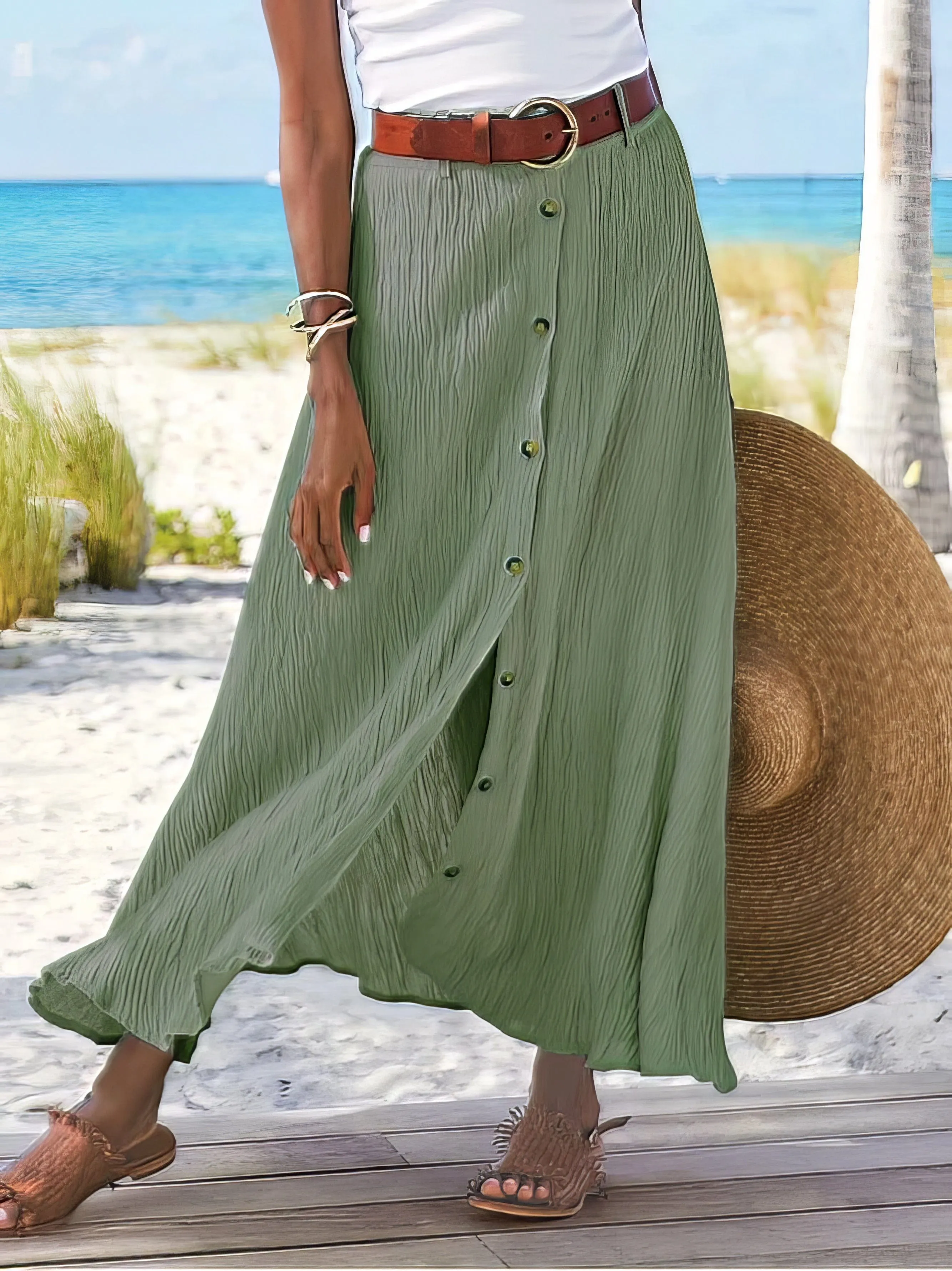 Beach Ready Maxi Skirt