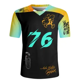 Blk Insct Famili  Baritone Mens All Over Printing Rugby Jersey