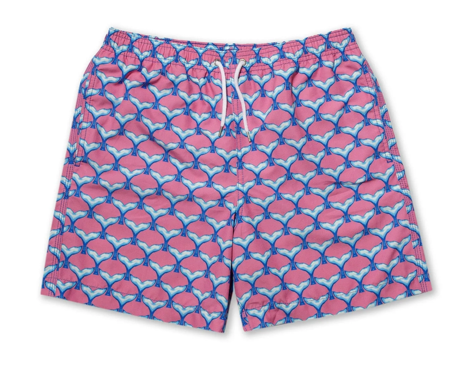 Bunks Trunks Swimshort Surfing Dolphins Pink