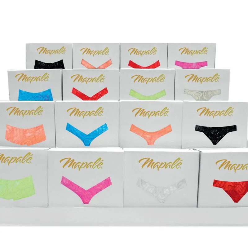 Caged Lace Pantie - White L