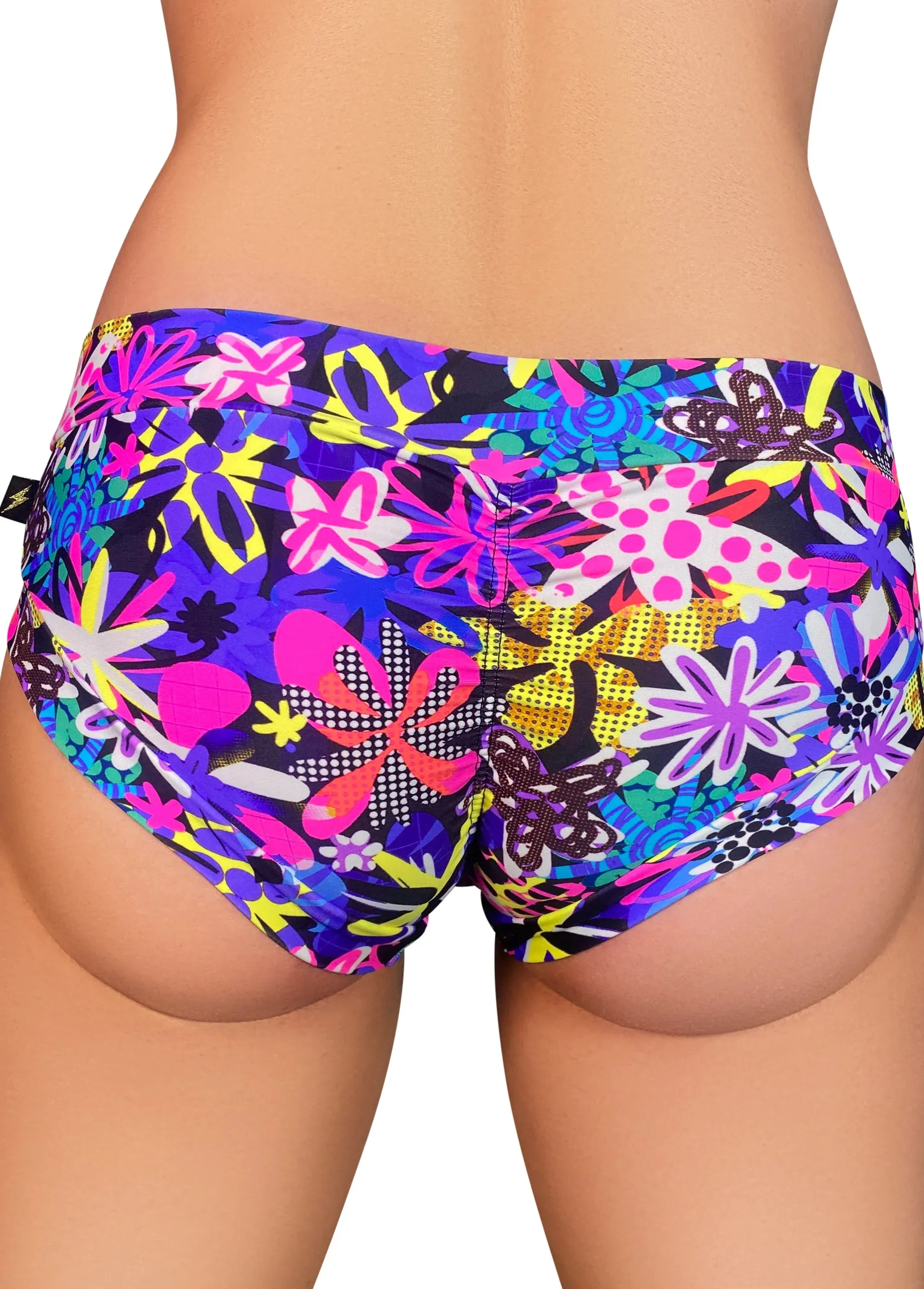 Cleo the Hurricane Hot Pants - Floral