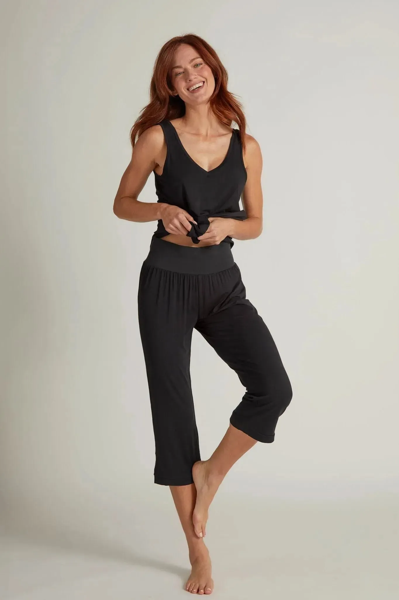 Faceplant Bamboo Capri Pajama Pant