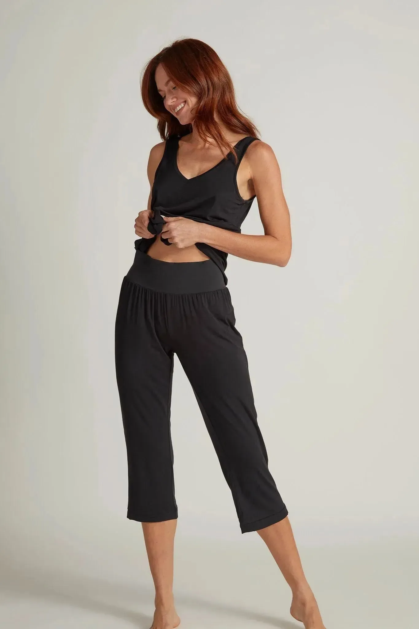 Faceplant Bamboo Capri Pajama Pant