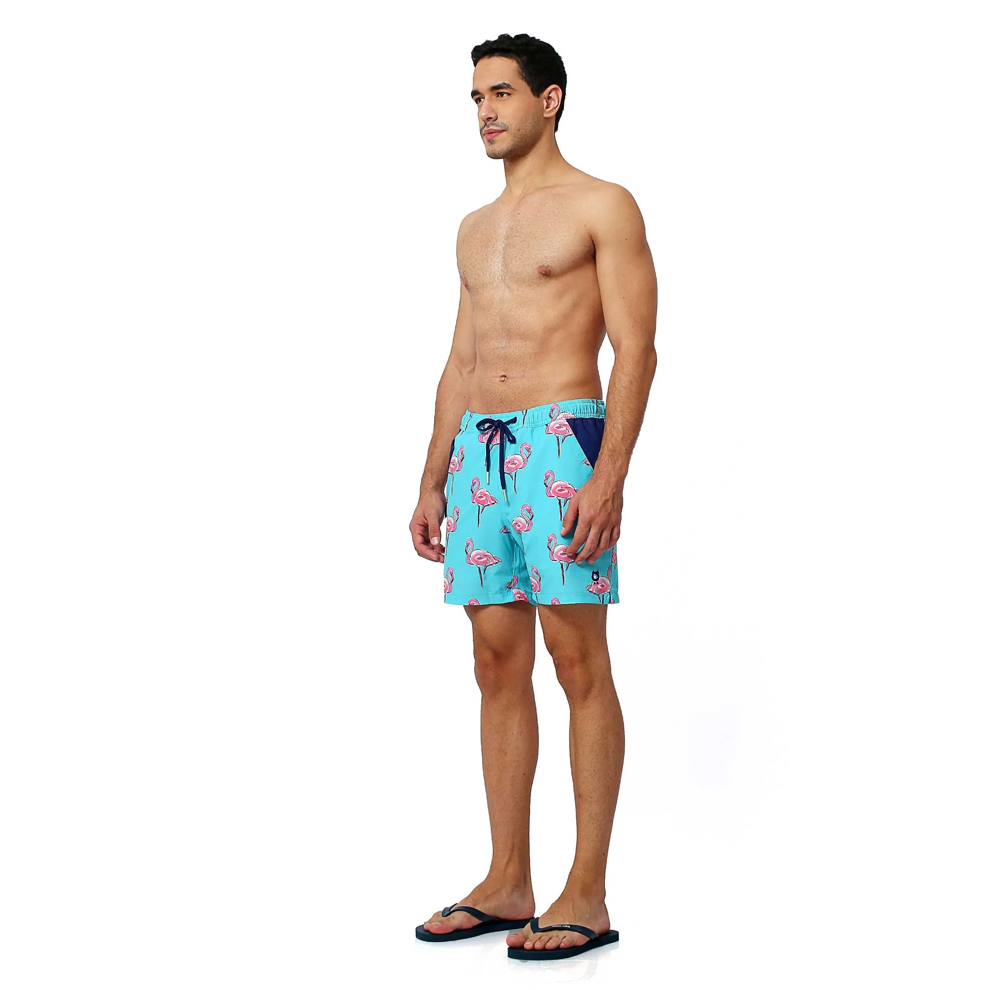 Flamingos - Men's Swim Shorts