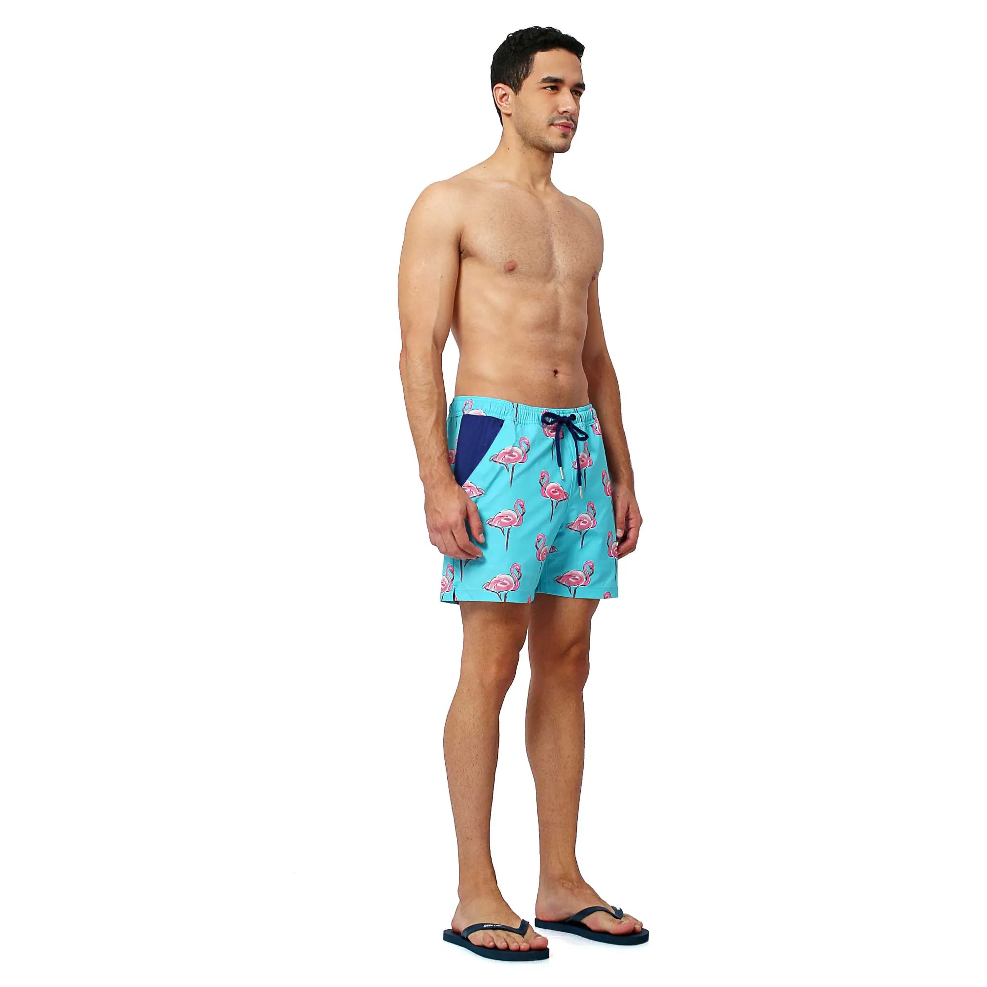 Flamingos - Men's Swim Shorts