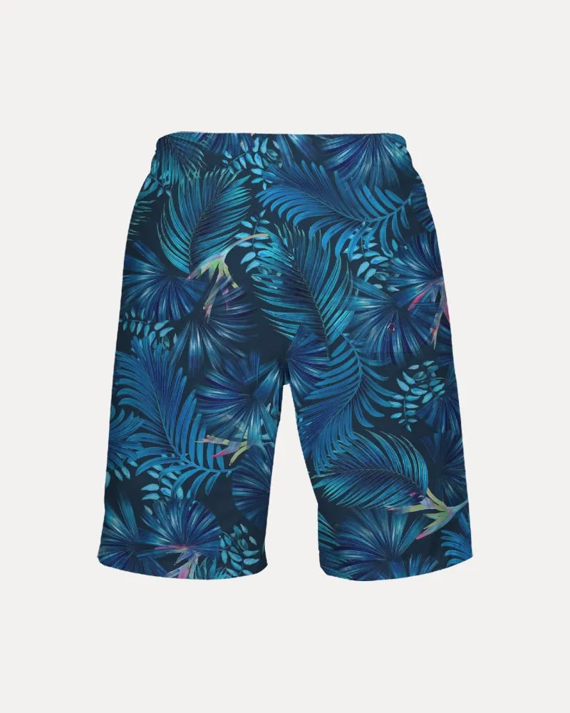 Floliage blue dream Boy's Swim Trunk