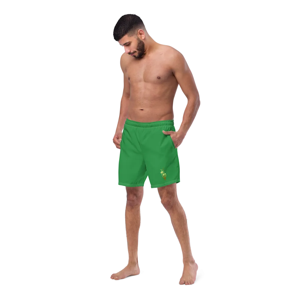 Glamire Recycled Swim Trunks Green