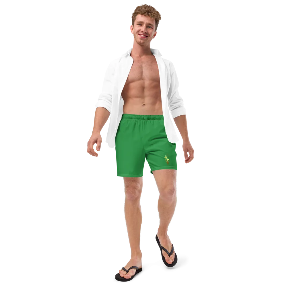 Glamire Recycled Swim Trunks Green