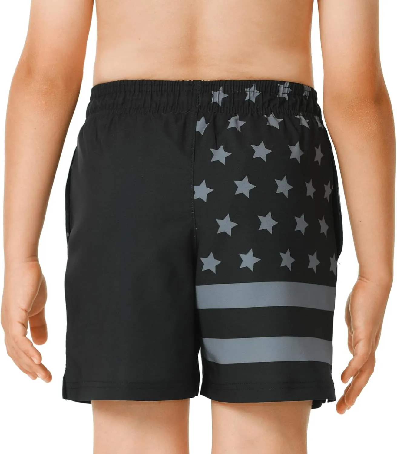 HODOSPORTS Boys Swim Trunks Swimwear Bathing Suits Swim Shorts with Pockets