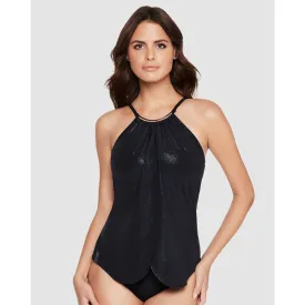 Jill High Neck Tummy Control Swimsuit