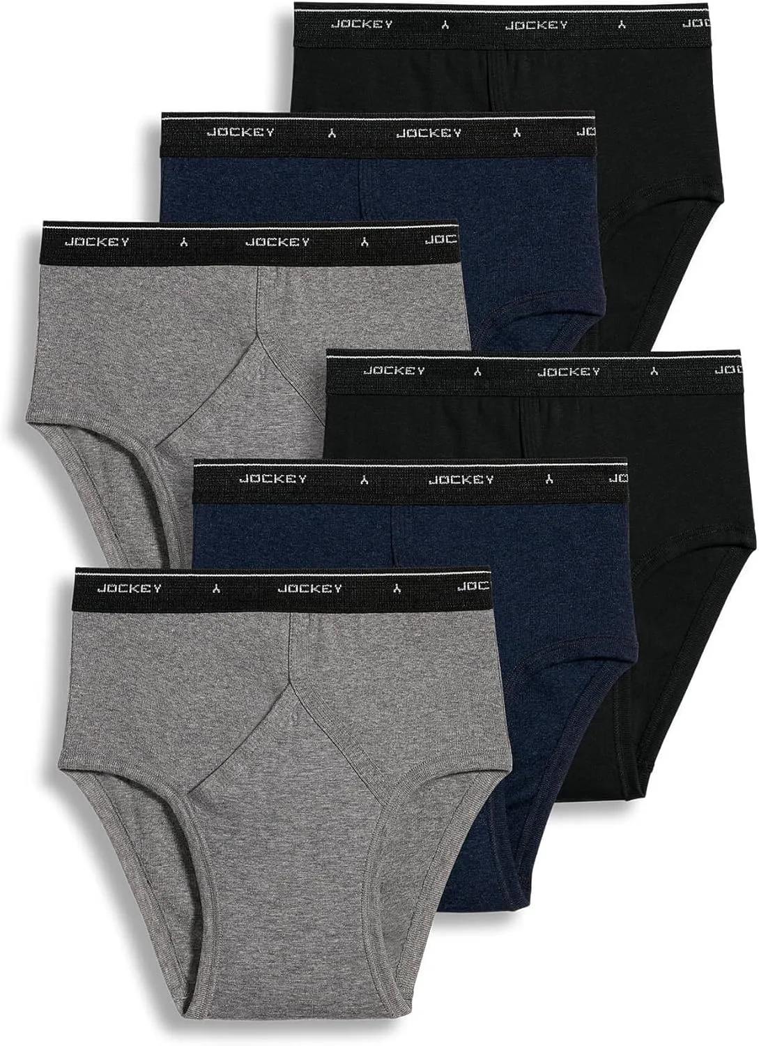 Jockey Men's Underwear Classic Low Rise Brief - 6 Pack