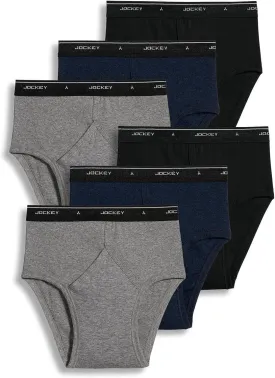 Jockey Men's Underwear Classic Low Rise Brief - 6 Pack
