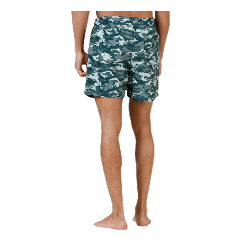 Louie Swim Trunks Patterned/Green