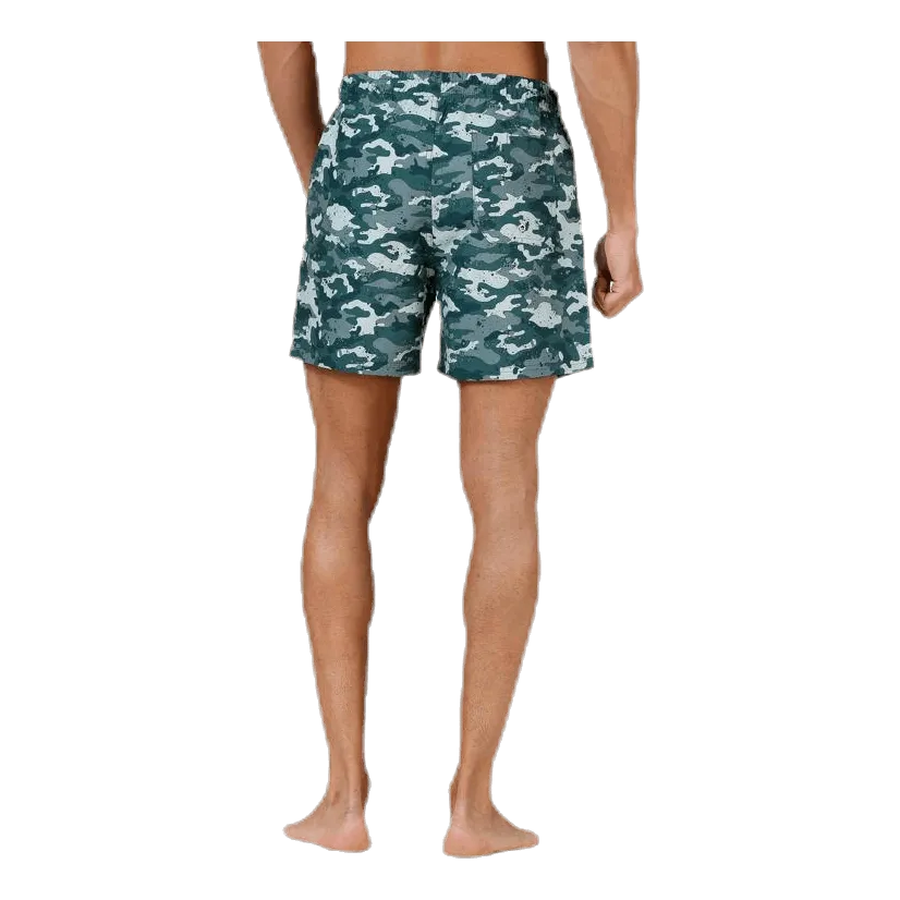 Louie Swim Trunks Patterned/Green