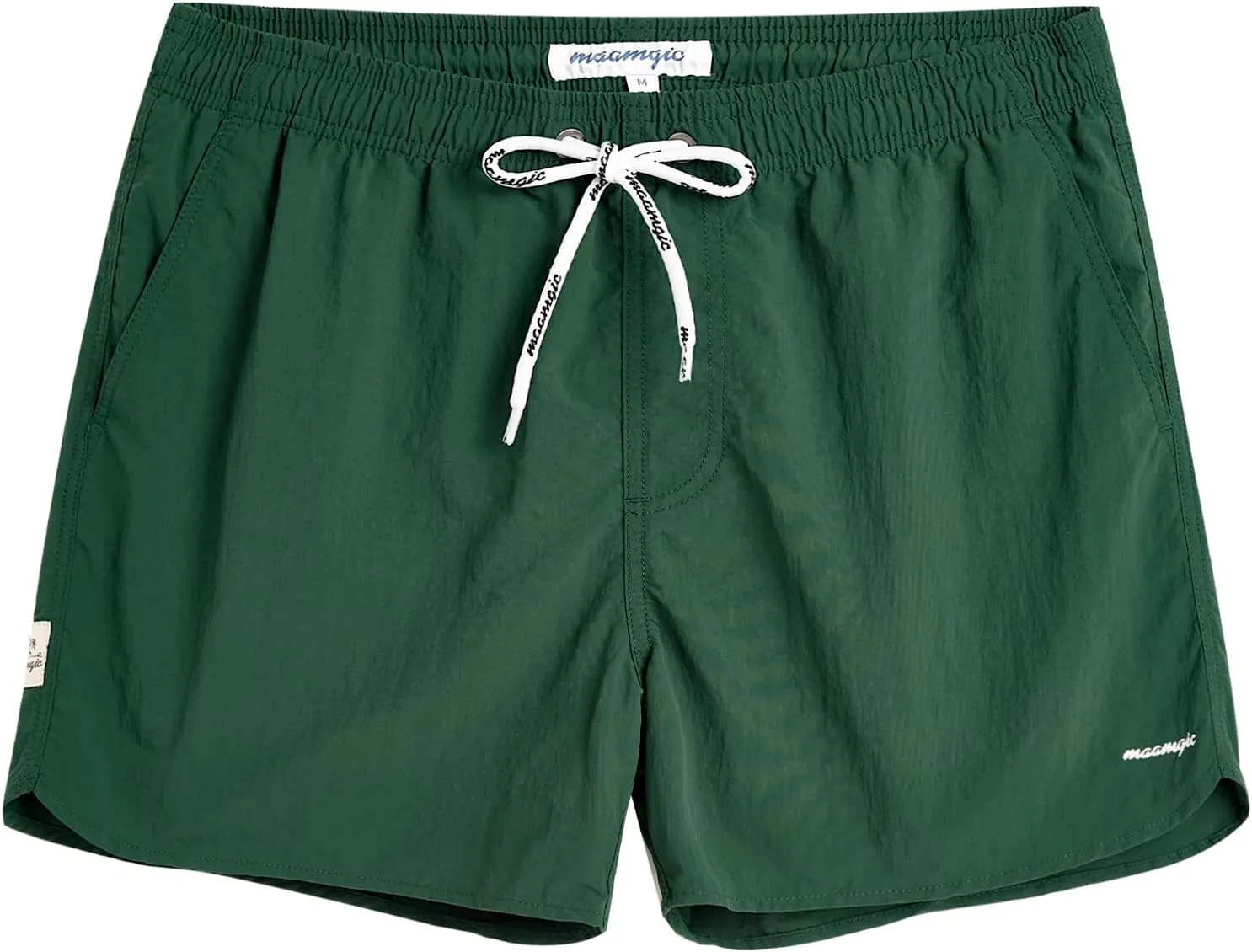 maamgic Mens Swim Trunks 5" with Mesh Lining Quick Dry Bathing Suits for Men Swim Shorts Swimwear