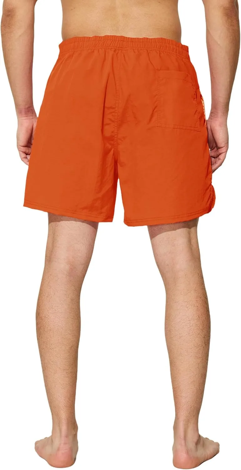 Mens Swim Trunks 5 inch Quick Dry Swim Shorts with Mesh Lining Beach Board Shorts Swimwear Bathing Suit
