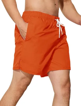 Mens Swim Trunks 5 inch Quick Dry Swim Shorts with Mesh Lining Beach Board Shorts Swimwear Bathing Suit
