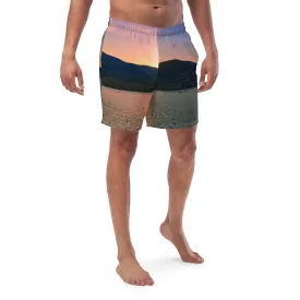 Men's Swim Trunks - Penticton Okanagan Lake Sunset