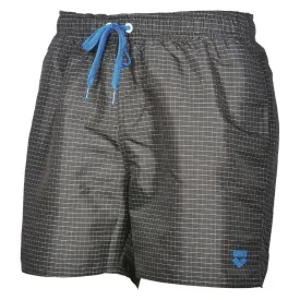 MEN'S YARN DYED CHECK BOXER SWIM SHORTS