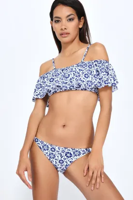 Multi Frill Off Shoulder Bikini Set