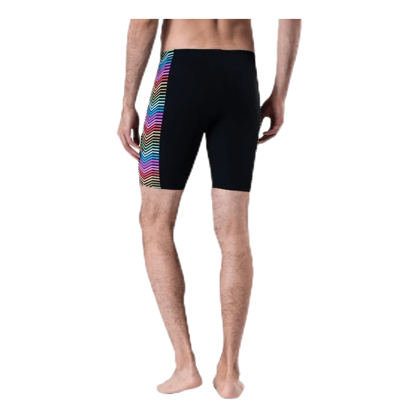 Multicolor Stripes Jammer Patterned/Black