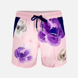 Pink Floral - Men's Swim Shorts