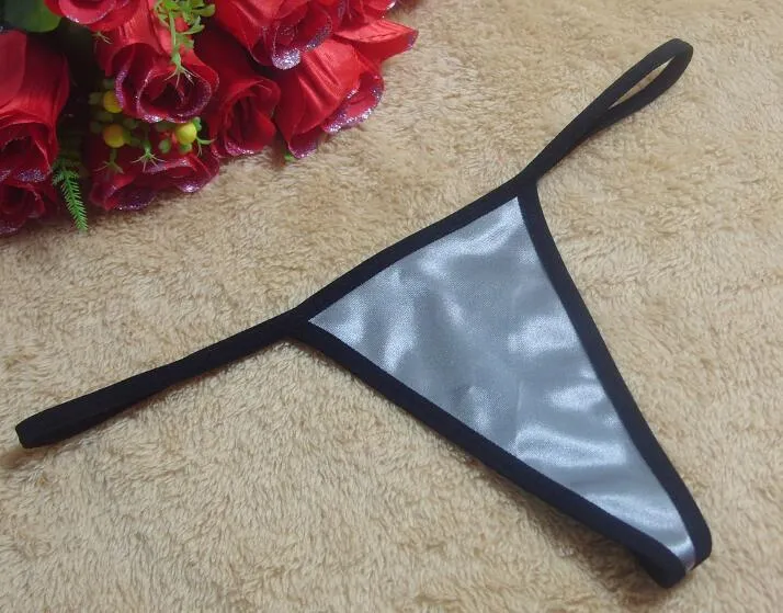 Solid color 20 color printing lingerie underwear women panties string GString thong