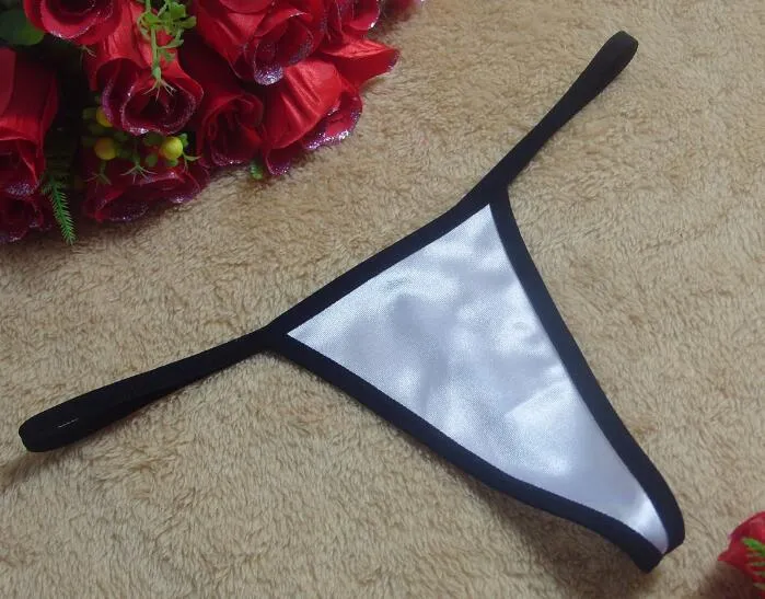 Solid color 20 color printing lingerie underwear women panties string GString thong