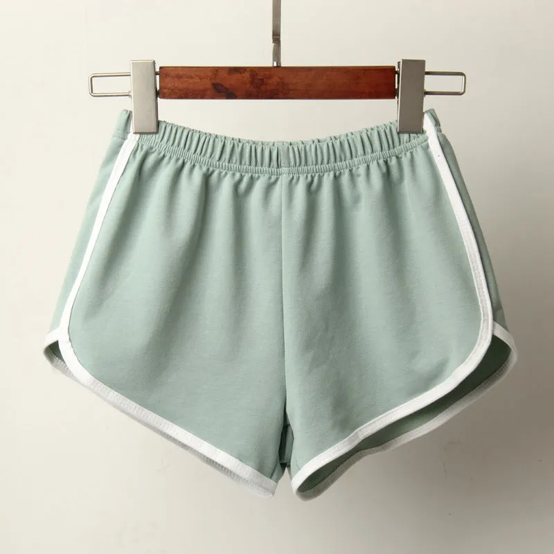 Sports shorts female summer casual streaming cotton three pants version of the beach hot pants