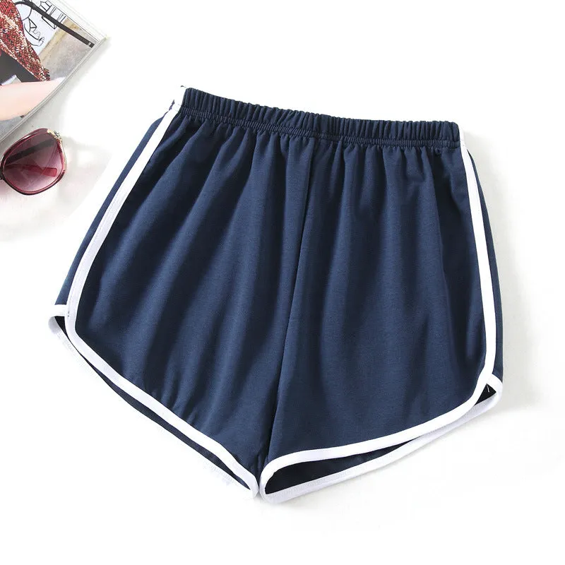Sports shorts female summer casual streaming cotton three pants version of the beach hot pants