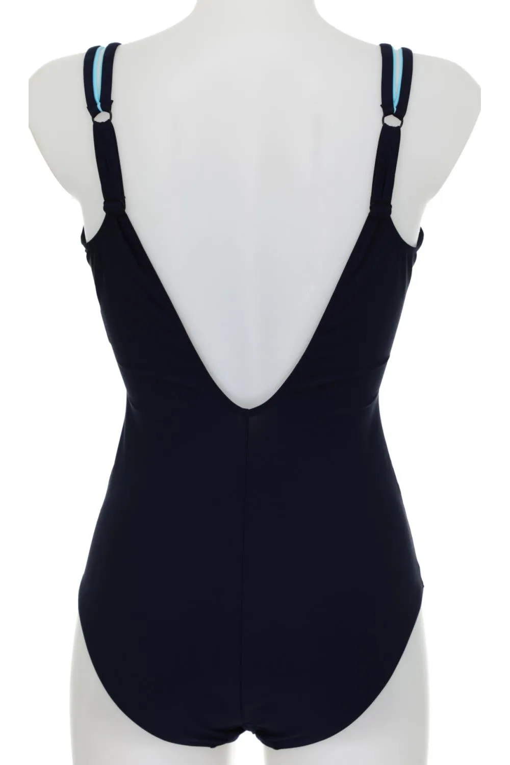 Sunflair Plus Shapewear Swimsuit, Night Blue / Turquoise (72132X)