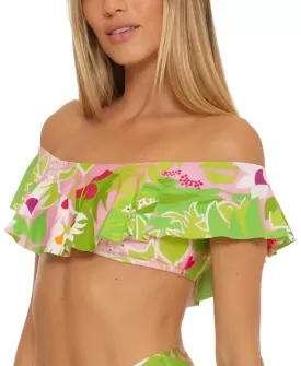 Trina Turk La Palma Bandeau Bikini Top
