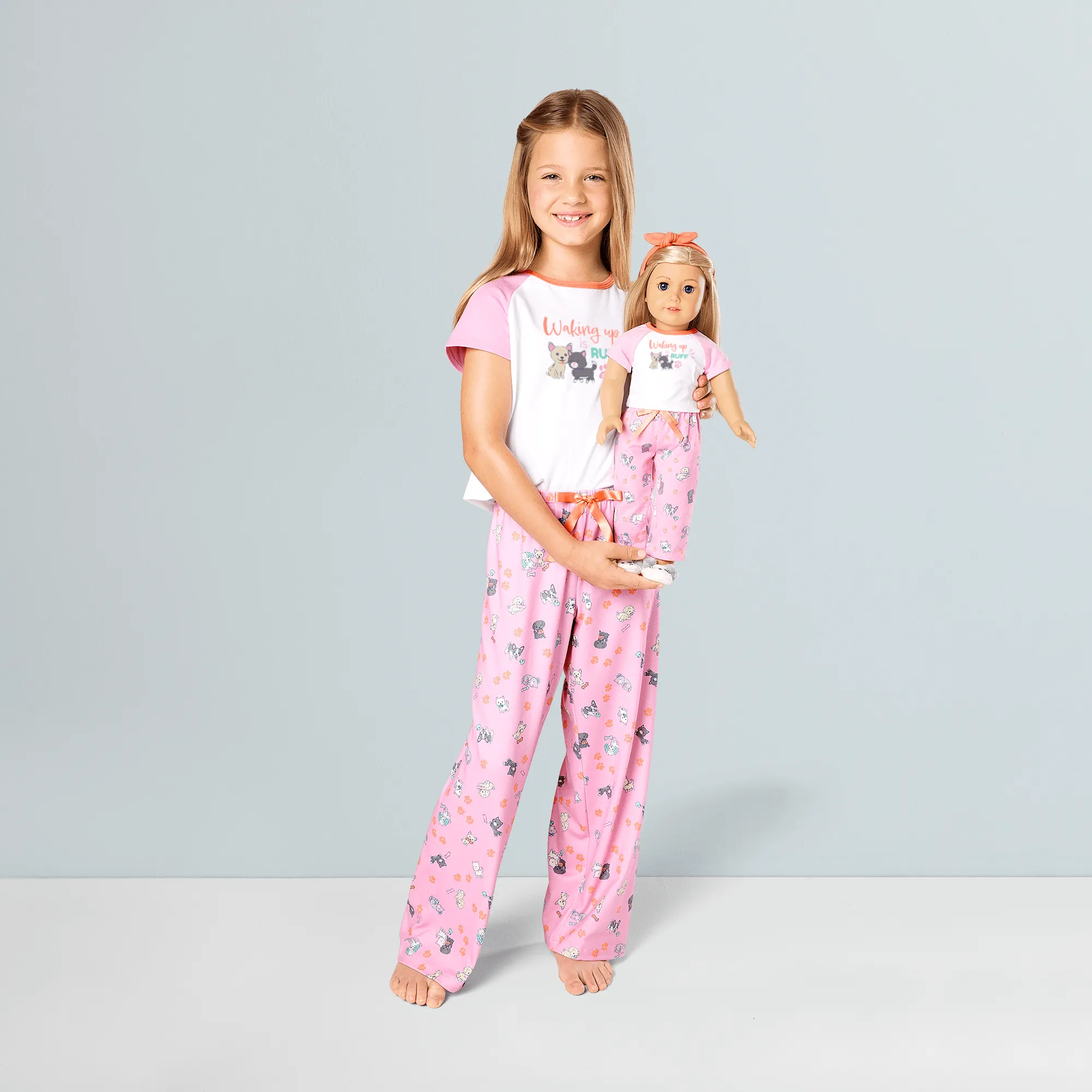 Waking Up Is Ruff PJs for Girls & 18-inch Dolls