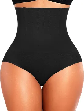 Werena Tummy Control Shapewear Panties For Women Seamless High Waist Shaping Body Shaper Girdle Underwear