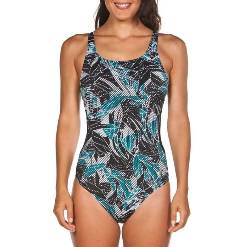 WOMEN'S ATENA CRADLE BACK ONE PIECE - BLACK