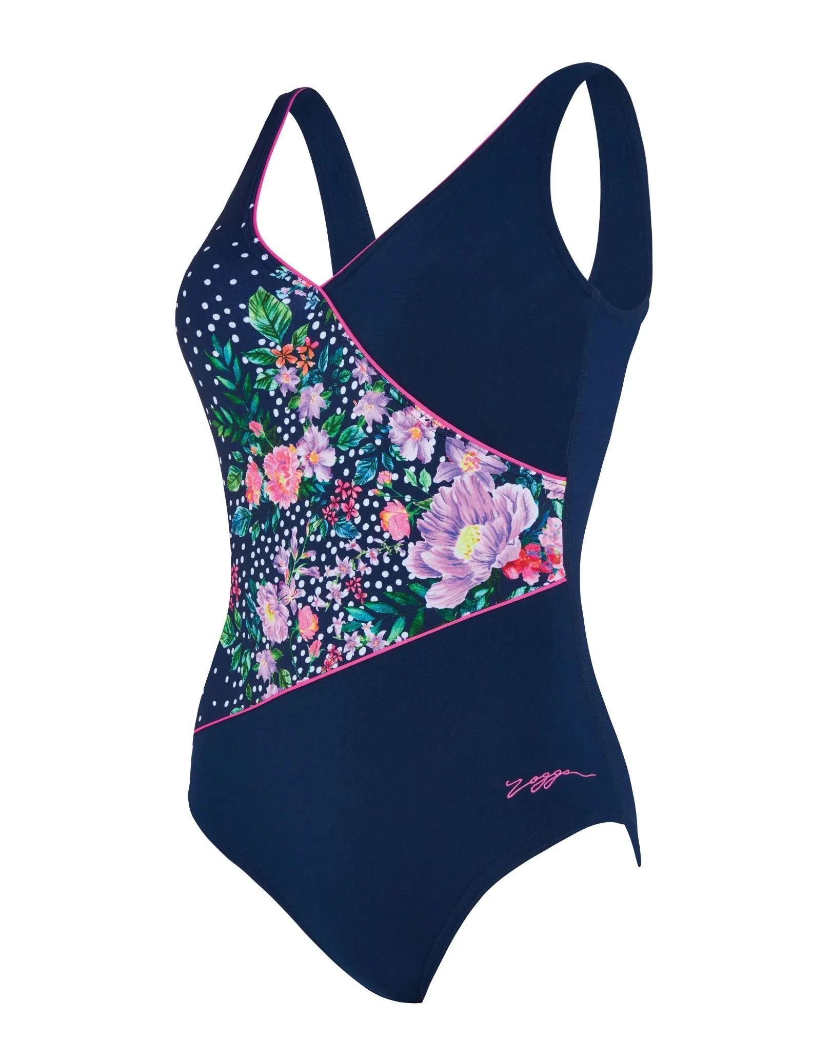 Zoggs Martinique Wrap Front Swimsuit